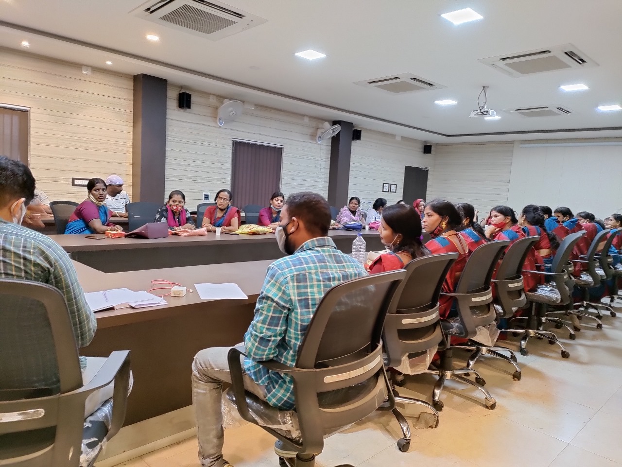 Odisha waste management meeting with municipality for wealth centres project